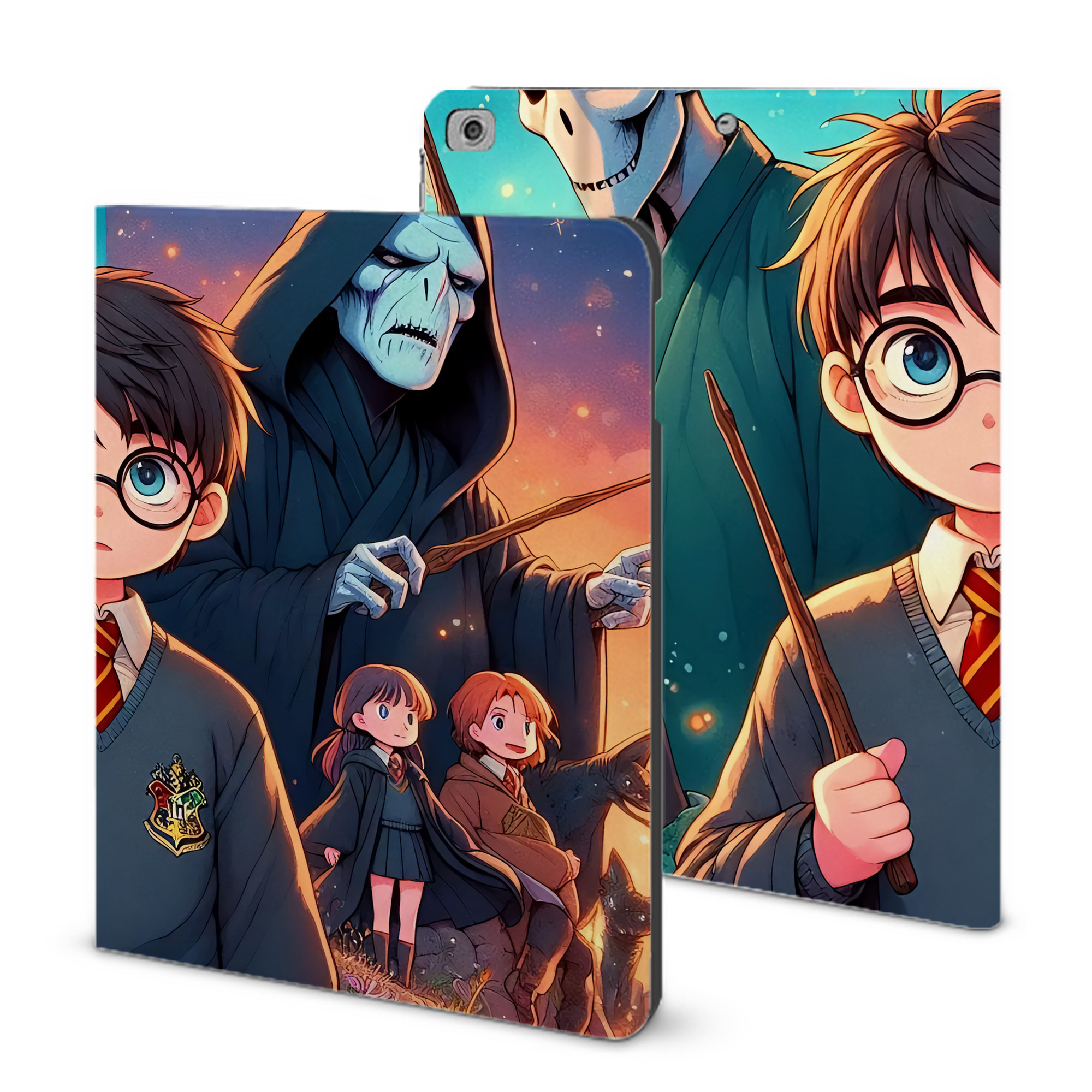 （画像用） Harry Potter ハリー・ポッターシリーズ IPad ケース ブック型 PUレザー TPU 耐衝撃 軽量 薄型 ペン収納なし 全面保護 IPad 各モデル対応